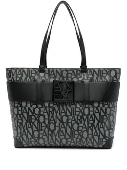 Armani Exchange logo-print tote bag 25602852