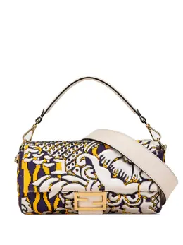 Fendi 2010-2023 Beaded Satin Baguette satchel 25742561