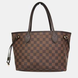 Louis Vuitton Brown Canvas PM Neverfull Tote Bag 1043465