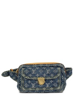 Louis Vuitton 2007 monogram denim belt bag 25463940