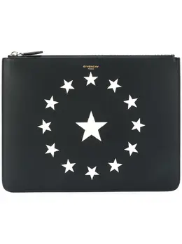 Givenchy star printed clutch 12269410