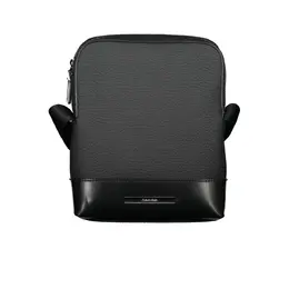 Calvin Klein Sleek Black Shoulder Bag with Contrasting Details ca-26013