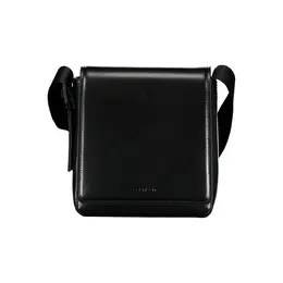 Calvin Klein Sleek Black Shoulder Bag with Logo Detail ca-26055