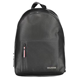 Tommy Hilfiger Black Polyester Backpack to-30689