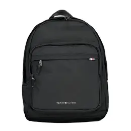 Tommy Hilfiger Black Polyester Backpack to-30726