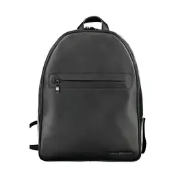 Tommy Hilfiger Black Polyester Backpack to-30854