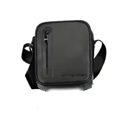 Tommy Hilfiger Black Polyethylene Shoulder Bag to-30856