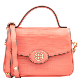 Tory Burch Coral Crush Robinson Small Top-Handle Bag 158510-650