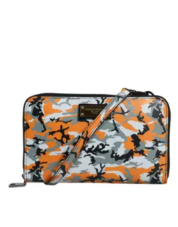 Dolce & Gabbana Multicolor Camouflage Leather Purse Cross Body Bag bag1539