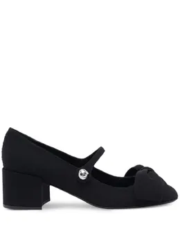 Valentino Garavani 55mm bow-detailed Mary Jane pumps 25768025