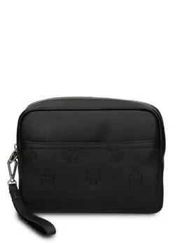 Calvin Klein monogram-debossed wash bag 25724207