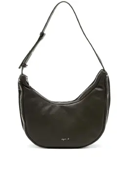 Agnès b. leather shoulder bag 25479062