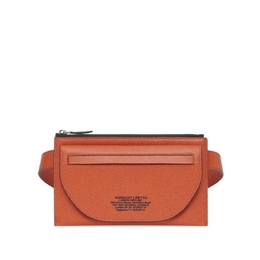 Burberry Earthy Orange Mens Olympia Location-Print Belt Bag 8042279