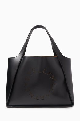 Stella McCartney Logo Tote Bag in Eco Alter Nappa 214687120_13