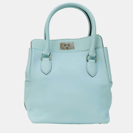 Hermes Bleu Atoll Toolbox 20 Bag 1048759
