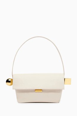 Jacquemus Le Rond Carre Folded Shoulder Bag in Leather 217427073_1029