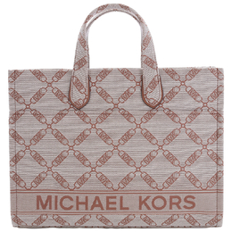 Michael Kors Large Gigi Empire Logo Jacquard Tote Bag 30s3g3gt3j-969