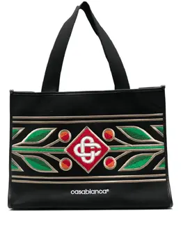 Casablanca embroidered tote bag 25934420