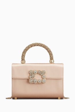 Roger Vivier Mini Jewel Efflorescence Bag in Satin 217743717_179