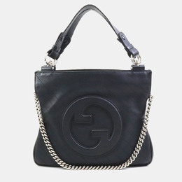 Gucci Black Leather Blondie Small Tote Bag 1051450