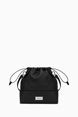 Maison Margiela Small 5AC Daily Drawstring Backpack in Deer Leather 217752288_13