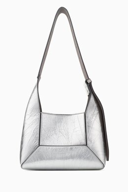 Jimmy Choo Small Diamond Hobo Bag in Metallic Leather 217782617_247