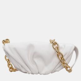 Bottega Veneta White Leather The Mini Pouch Belt Bag 1055016