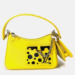 Louis Vuitton X Kusama Yayoi Yellow Epi Marly Mini Shoulder Bag 1052642