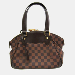 Louis Vuitton Ebene Damier Verona PM Shoulder Bag 1055653