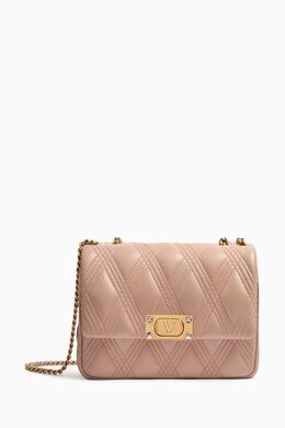 Valentino Garavani Medium Quiltie 67 Shoulder Bag in Leather 217773487_23