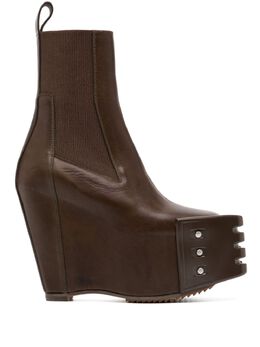 Rick Owens grilled wedge beatle boots 26452111