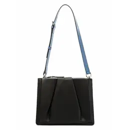 Сумка кросс-боди Eleganzza, фактура гладкая, черный, голубой 102470660120