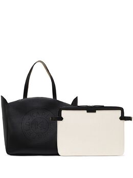 Karl Lagerfeld K/Circle perforated-design tote bag 26165461