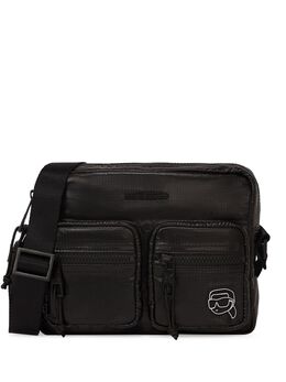 Karl Lagerfeld Ikonik Karl zipped messenger bag 26157725