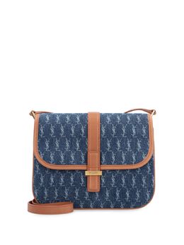 Saint Laurent monogram denim crossbody bag 26625260