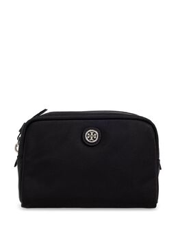 Tory Burch logo-plaque makeup bag 26694626