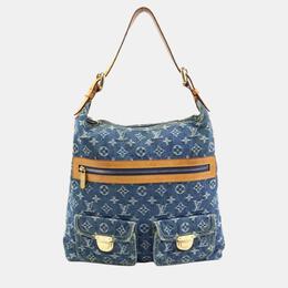 Louis Vuitton Monogram Denim Baggy GM Blue Gold bag 1060324