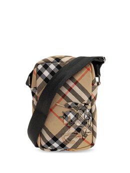Burberry Check-pattern messenger bag 25225349