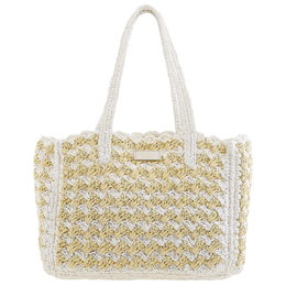 Kate Spade Striped Raffia Tote Hand Bag kb966 960