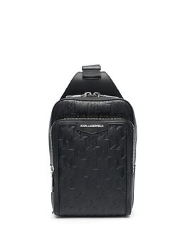 Karl Lagerfeld K/Loom leather sling bag 26165476
