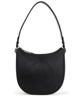 Karl Lagerfeld K/Circle Moon perforated-logo shoulder bag 26156813