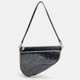 Christian Dior Homme Patent Saddle Boxy Bag 1058586