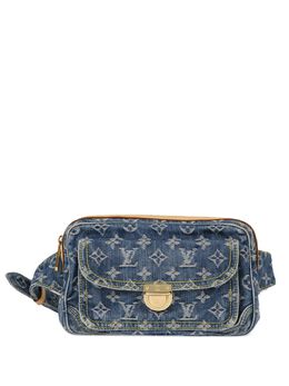 Louis Vuitton 2007 monogram denim belt bag 26740663
