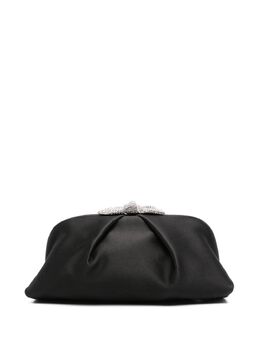 Aquazzura Very Bow Tie Crystal clutch bag 26678501