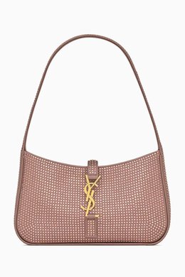 Saint Laurent Mini Le 5 À 7 Hobo Bag in Silk Satin & Crystals 217686119_25