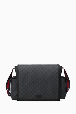 Gucci Medium Diaper Bag in GG Supreme Canvas 217818200_13
