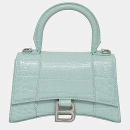 Balenciaga Crocodile Embossed Hourglass XS Bag 1062616