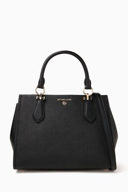 Michael Kors Medium Marilyn Satchel Bag in Leather 215152377_13