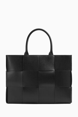 Bottega Veneta Small Arco Tote Bag in Intreccio Leather 217814505_13
