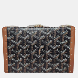 Goyard Minaudiere Goyardine Canvas Trunk Bag 1062734